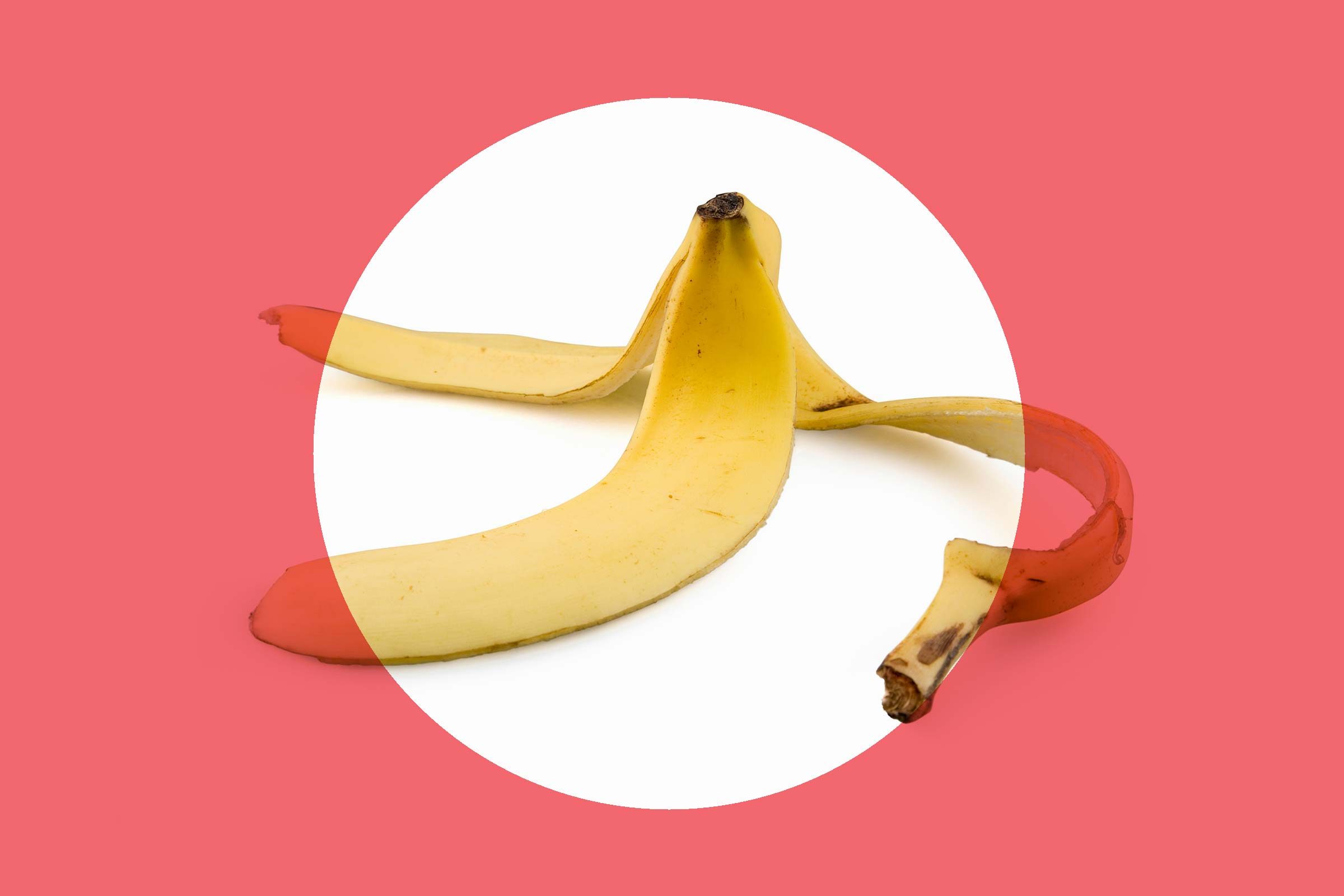 empty banana peel